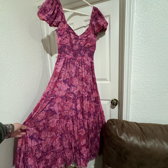 Free People Floral Cotton Tiered Maxi dress - Picture 2 of 7